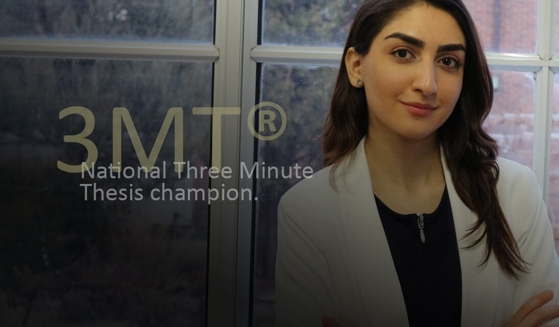 A Master’s student in the Department of Chemistry and Biochemistry at Concordia University has been named Canada’s Three Minute Thesis (3MT) champion.