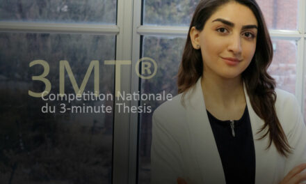 Une étudiante de maîtrise du Département de chimie et de biochimie de l’Université Concordia a gagné le concours national 3MT, qui consiste à résumer une thèse en 3 minutes.