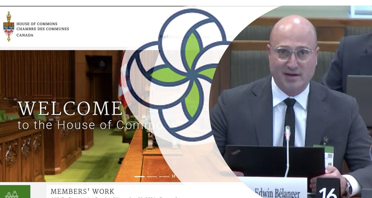 CAGS President Delivers Remarks at House of Commons Standing Committee on Science and Research