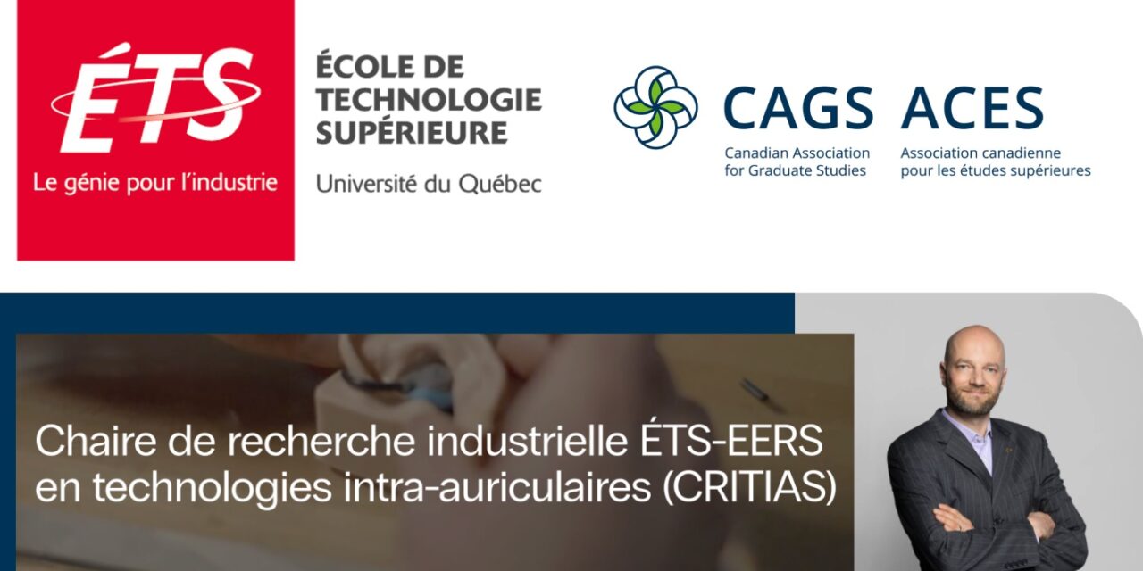 2024-2025 CAGS Award for Excellence and Innovation in Enhancing the Graduate Student Experience – ÉTS